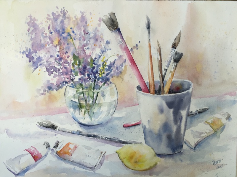 Pétra Wauters / Ma méthode d'aquarelle © Pétra Wauters
