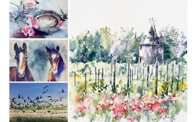 Lorsque l’eau et les couleurs se rencontrent…