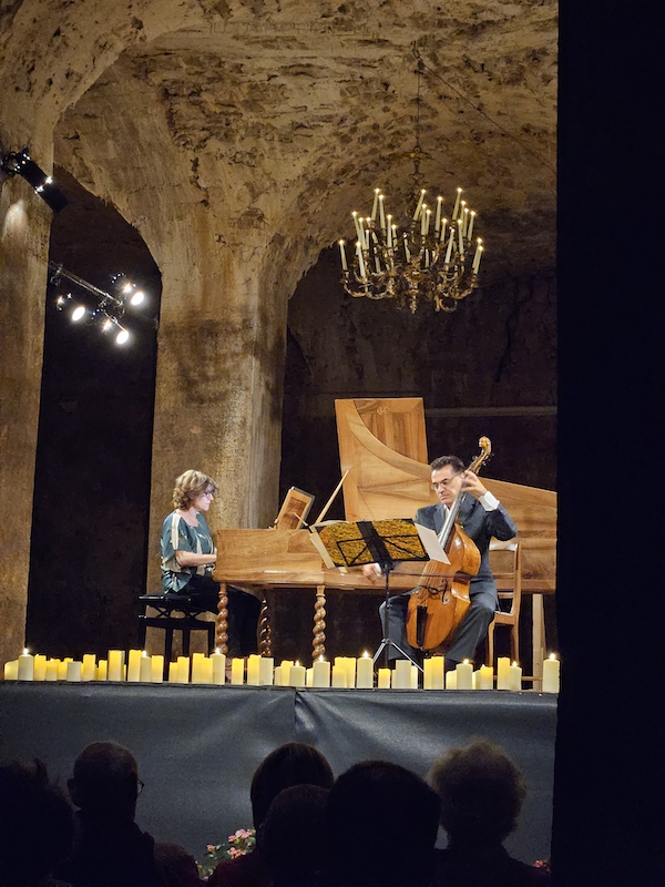 Céline Frisch & Juan Manuel Quintana / Les Concerts en Voûtes/ août 2025 © Lucie Donetta