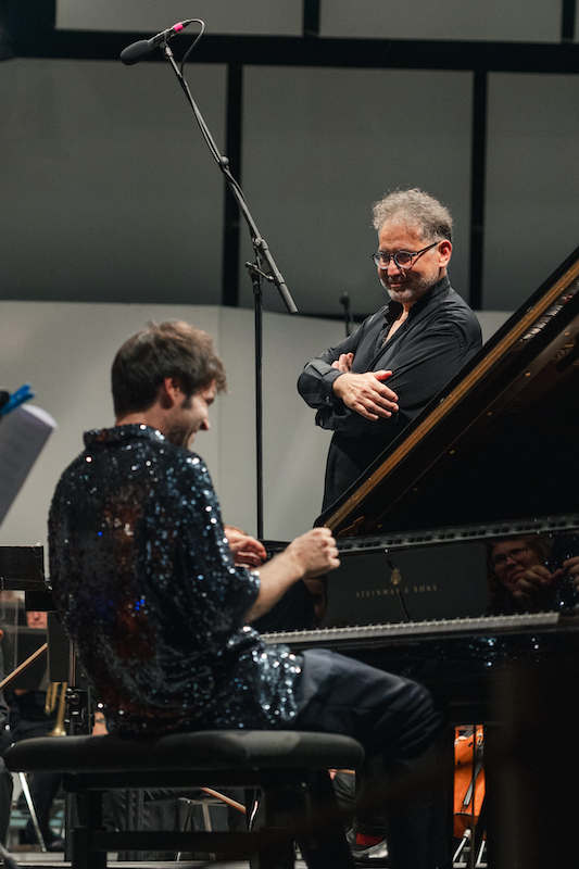 Trio Paul Lay/ Sinfonia Varsovia/ Jean-François Verdier/ La Roque 2025 © Valentine Chauvin