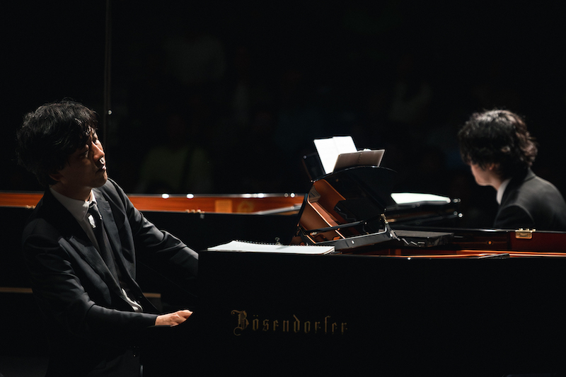 Yunchan Lim & Minsoo Sohn / La Roque d'Anthéron 2025 © Valentine Chauvin