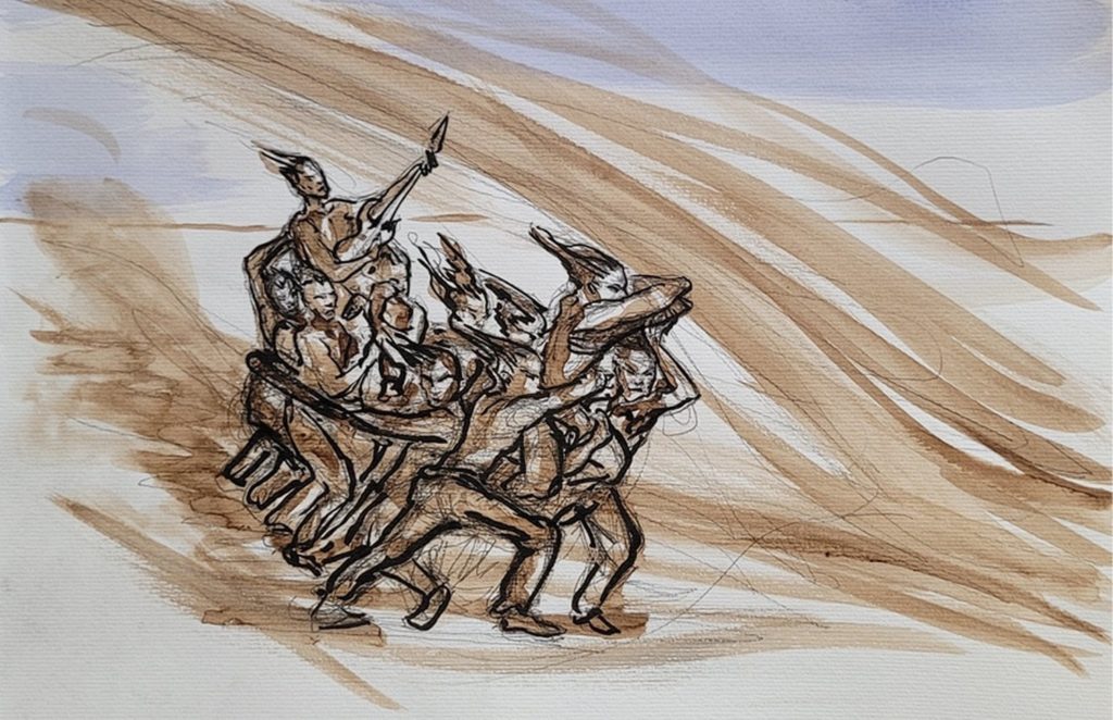 Reverse / Cie Ellipse dessin de BEN8 © BEN8