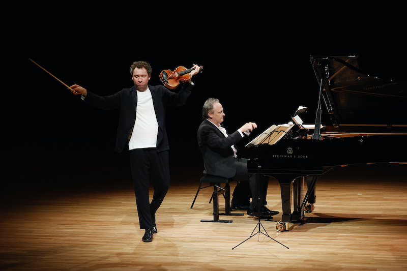Pierre Fouchenneret, violon. Romain Descharmes, piano. Conservatoire Darius Milhaud. Aix-en-Provence. 02/04/2026. Photo Caroline Doutre / Festival de Pâques