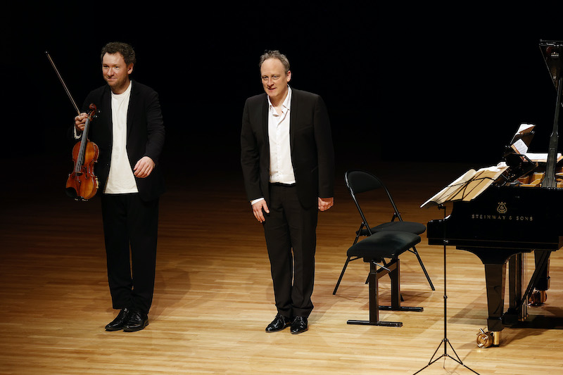 Pierre Fouchenneret, violon. Romain Descharmes, piano. Conservatoire Darius Milhaud. Aix-en-Provence. 02/04/2026. Photo Caroline Doutre / Festival de Pâques