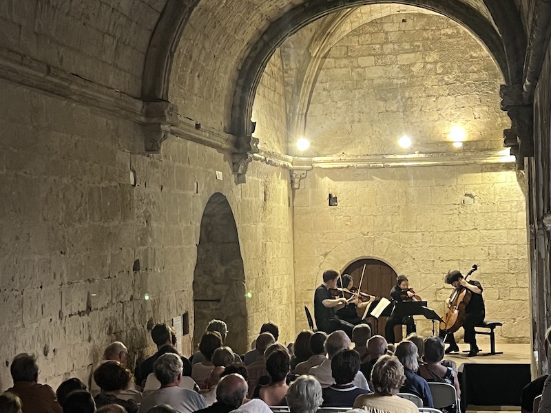 Quatuor Leonkoro © festivaldequatuorsdu luberon2026. 2 Quatuor Leonkoro / Abbaye de Silvacane / Festival des Quatuors du Luberon 2026