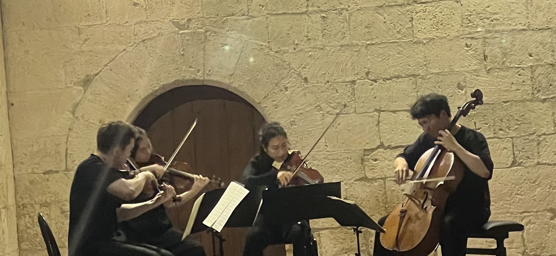 Quatuor Leonkoro © festivaldequatuorsdu luberon2026. 4 Quatuor Leonkoro / Abbaye de Silvacane / Festival des Quatuors du Luberon 2026