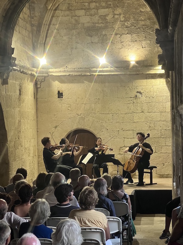 Quatuor Leonkoro © festivaldequatuorsdu luberon2026. Quatuor Leonkoro / Abbaye de Silvacane / Festival des Quatuors du Luberon 2026
