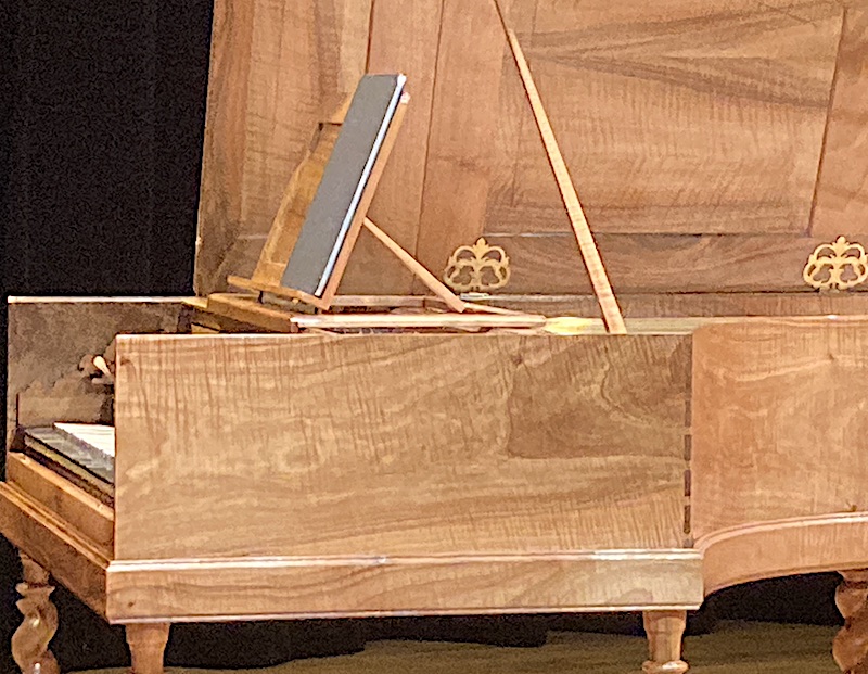 Beauté du bois du clavecin
